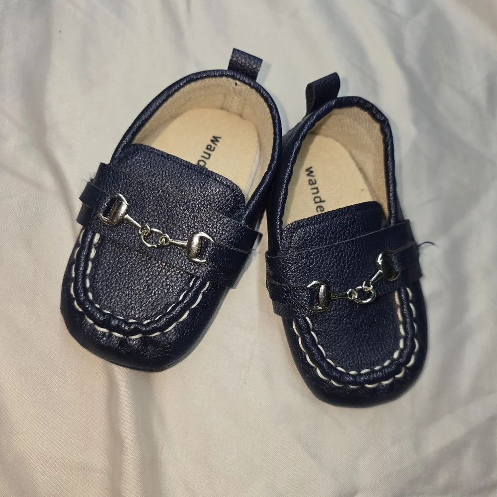 Wander + Dream Baby Boys Loafers Prewalker Moccasin Crib Shoes